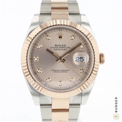 rolex ruby 41|Rolex Datejust 41 in Rolesor Everose (Kombination aus Edelstahl .